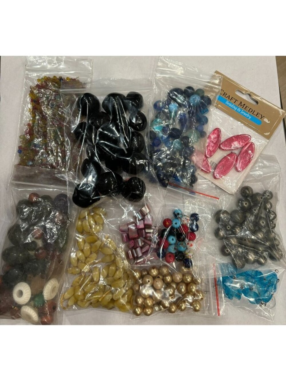 BIG 1 Pound Quality Loose Bead Lot Gemstone Crystal Glass 91510